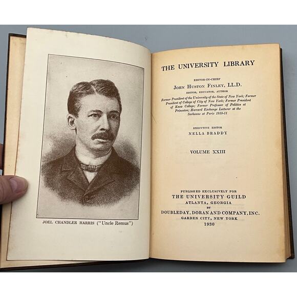 The University Library Hardback Vol. XXIII Copyright 1926 John Huston Finley LLD - Picture 6 of 9